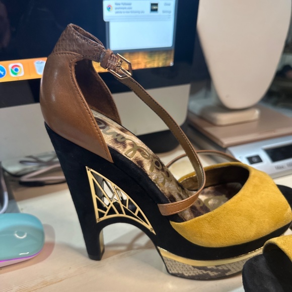 sam edelman size 6.5 wedge heel very comfortable - Picture 8 of 15